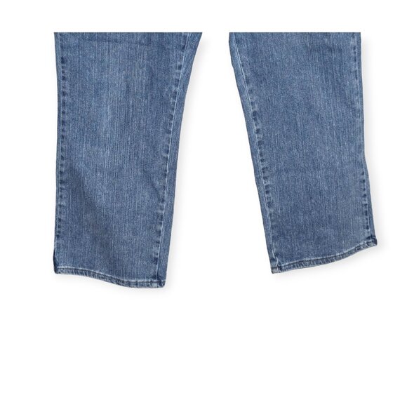 Lee Relaxed Fit Straight Leg at the Waist High Rise Denim Jeans Size 18 Medium - Picture 4 of 14